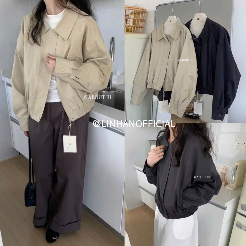/𝙇𝙞𝙣𝙝𝙖𝙣𝙤𝙛𝙛𝙞𝙘𝙞𝙖𝙡/ ÁO KHOÁC CỔ BẺ IU STYLEKOREAN 322 🇰🇷