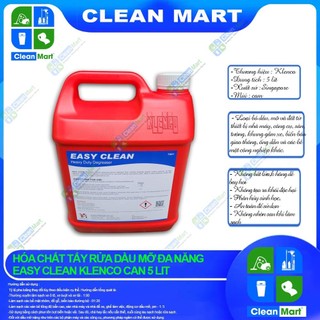   KLENCO  Hóa Chất Tẩy Rửa Dầu Mỡ Đa Năng Easy Clean Can 5Lit- CLEAN MART 