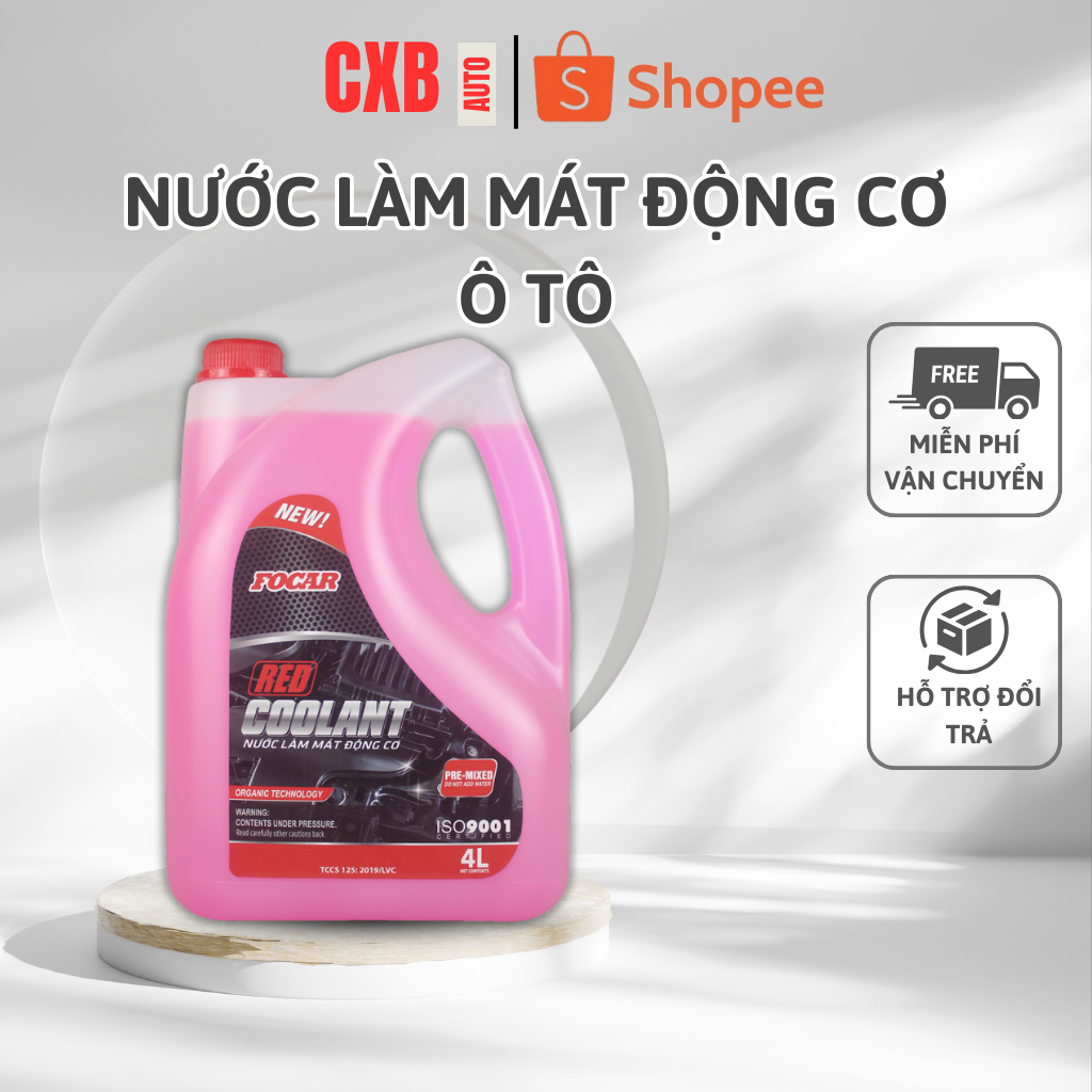 Nước Làm Mát Động Cơ Ô Tô Focar Coolant Công Nghệ OAT