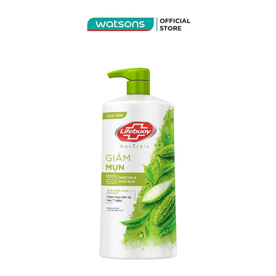 [Mã FMCGWA101 giảm 8% đơn 250K] Sữa Tắm Lifebuoy Matcha & Khổ Qua Detox Da Khỏi Vi Khuẩn Gây Mụn 800