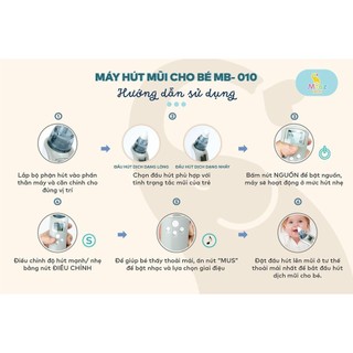 [HÀNG CHÍNH HẪNG] Máy Hút Mũi Moaz bebe MB010