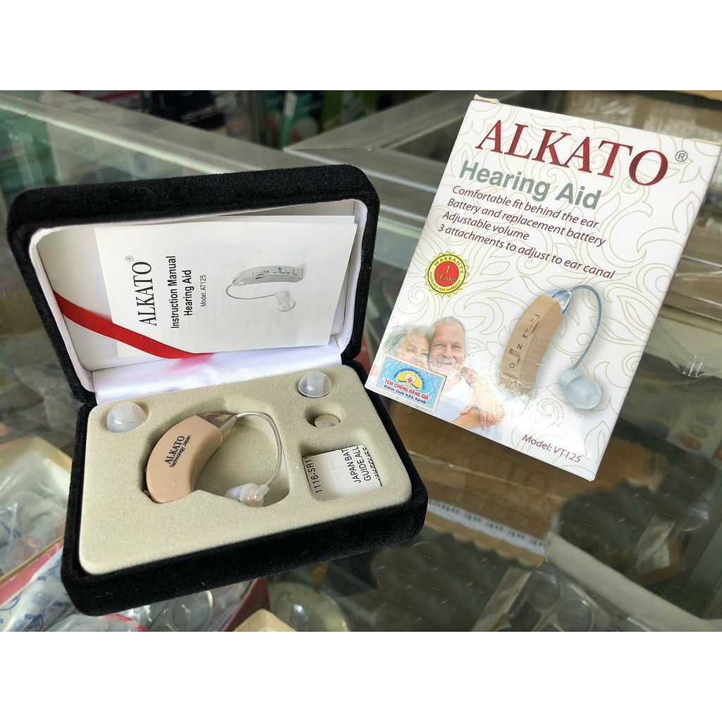Máy trợ thính móc vành tai Alkato VT125