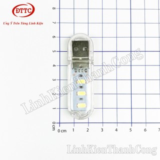 Bộ 3 Chiếc Đèn LED USB 3 Bóng Sáng Trắng