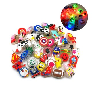 Sticker Gắn Dép Nhấp Nháy Jibbitz Dép Cross Đèn Led, Phụ Kiện Trang Trí Dép Có Đèn Siêu Xinh [ STICKER ĐÈN ]