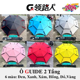 ô câu cá - ô dù che nắng che mưa cao cấp  2 Tầng - 2m0 - 2m2 - 2m4 2m6  Ô câu cá Guide AA46 nhiều màu sắc