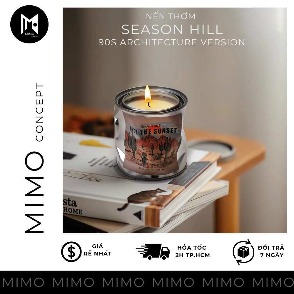 NẾN THƠM CAO CẤP SEASON HILL-VINTAGE VERSION - QUÀ TẶNG NẾN THƠM CAO CẤP