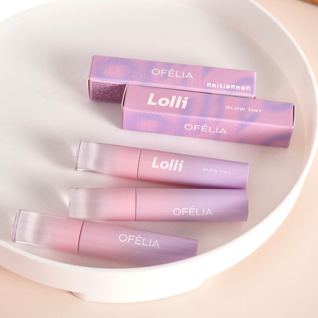 Son Tint Bóng OFELIA  Lolli Glow Màu Mới 14-15-16