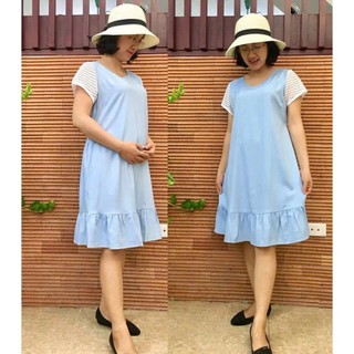 THANH LÝ Thời Trang Váy Bầu Bầu May Theo Thiết Kế Free Size GIAO NGẪU NHIÊN