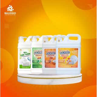  Nước rửa chén baliogo hương cam úc  hương quế gừng 1,6L. an toàn cho da 