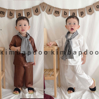 [BỘ TRUNG THU] 7-35kg bà ba một màu cho bé [KHÔNG KÈM KHĂN], bà ba truyền thống chơi Lễ hội, Trung thu, Tết cho bé