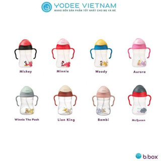 (Tặng cọ ống hút) Bình tập uống nước Bbox Úc 250ml - Nhập khẩu chính hãng bản disney Anan lucy