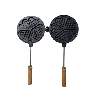 Khuôn Làm Bánh Kẹp Tàn Ong Chống Dính Cán Gỗ