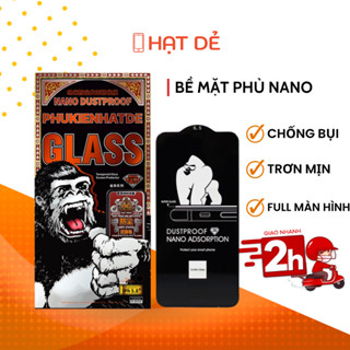 Kính Cường Lực iphone phủ Nano Siêu Chống Bụi 7 Plus/8 Plus/X/Xs Max/11/12/13/14/15/Pro/Plus/Pro Max
