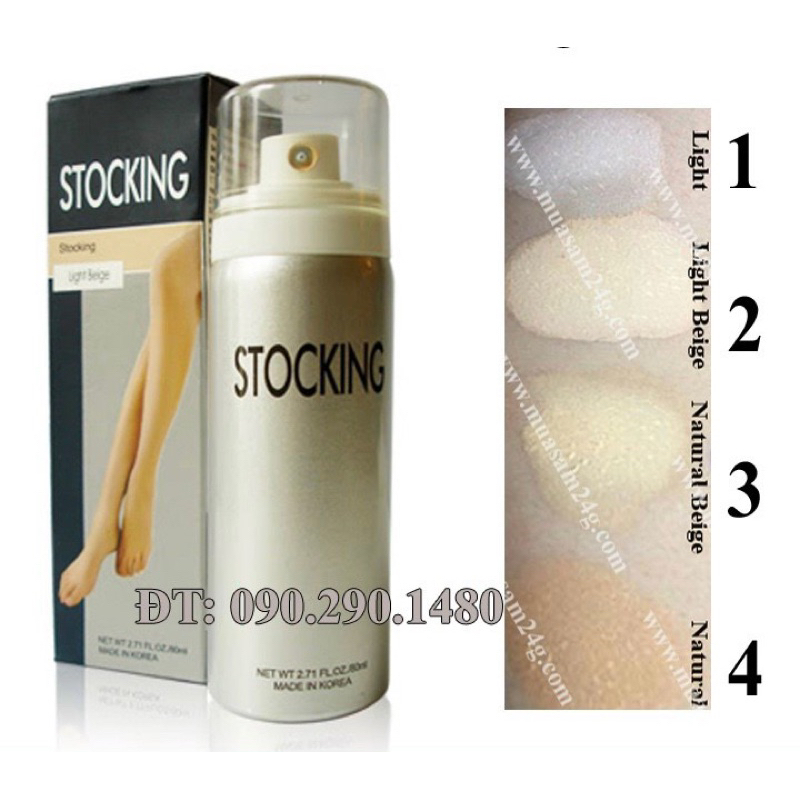 Tất phun Hàn Quốc Stocking  (cam kết chính hãng)
