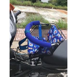 GHẾ SẮT CÓ VÒNG ĐI XE MÁY CHO BÉ (DÙNG ĐƯỢC CÁC DÒNG XE SỐ TRỪ SIRIUS) RỔ VÒNG