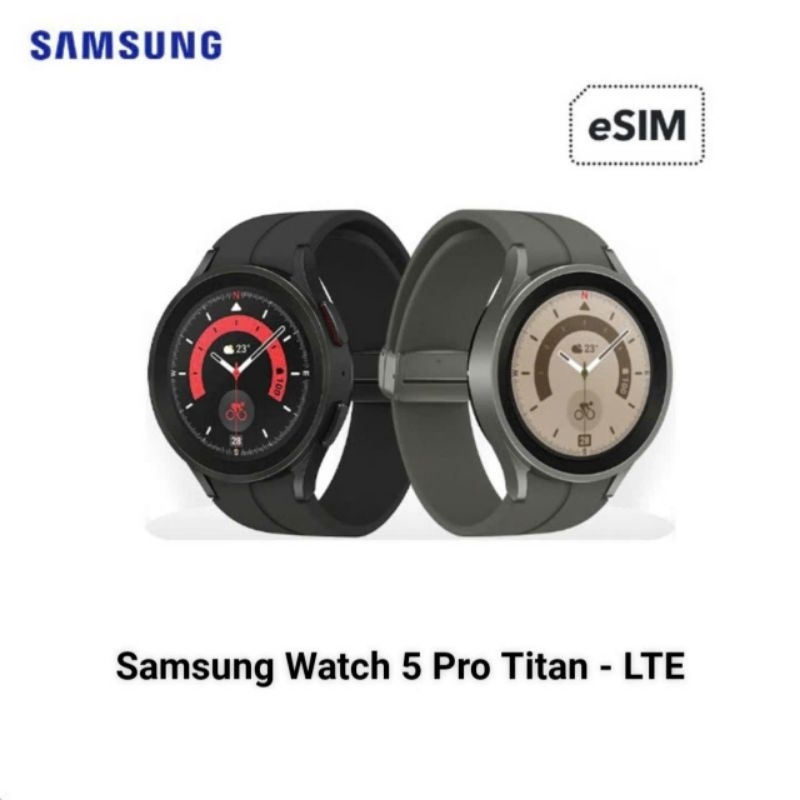 Đồng Hồ Thông Minh  Samsung Galaxy Watch 5 PRO Titan LTE - Esim