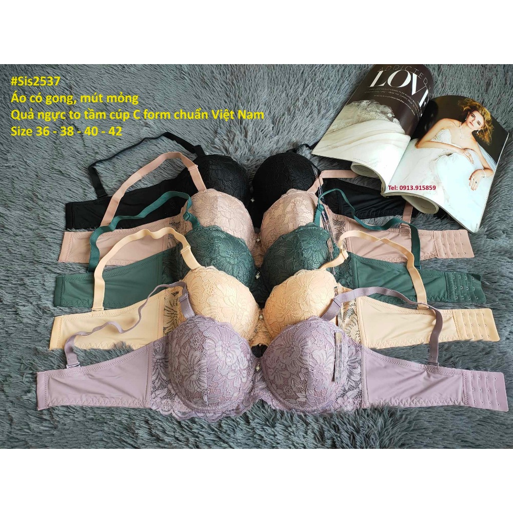 Áo ngực bigsize dáng cúp ngang 2537