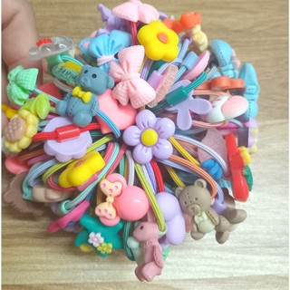 Dây buộc tóc ngộ nghĩnh nhiều màu sắc xinh xắn