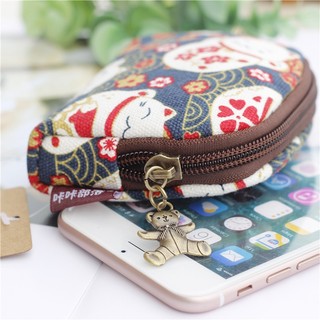 Bóp / Ví móc khóa họa tiết Thú xinh