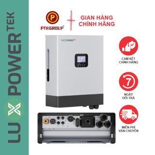  Inverter Luxpower Hybrid  | Hoà Lưới Bám Tải Độc Lập I Gen 6Kw 1 Pha | PTH GROUP | BH 5 