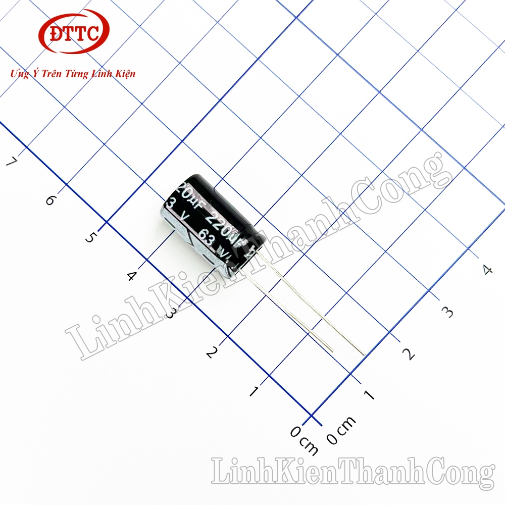 Bộ 20 Chiếc Tụ Hóa 220uF 63V (10x17mm)