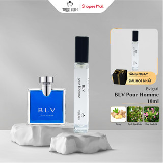 Tinh dầu nước hoa Nam BLV Pour Homme 10ml chính hãng Très Bien hương Tươi mát, Nam tính, Hấp dẫn