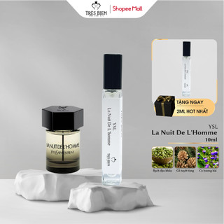 Tinh dầu Nước Hoa Nam YSL LaNuit de L’Homme 10ml chính hãng Très Bien hương thơm thanh lịch quyến rũ