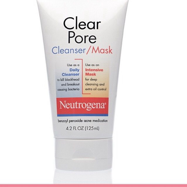 Sữa rửa mặt  Neutrogena Clear Pore Cleanser/Mask, 125ml