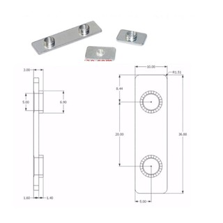 Ốc Slider Plate V slot (2020 / 2040)
