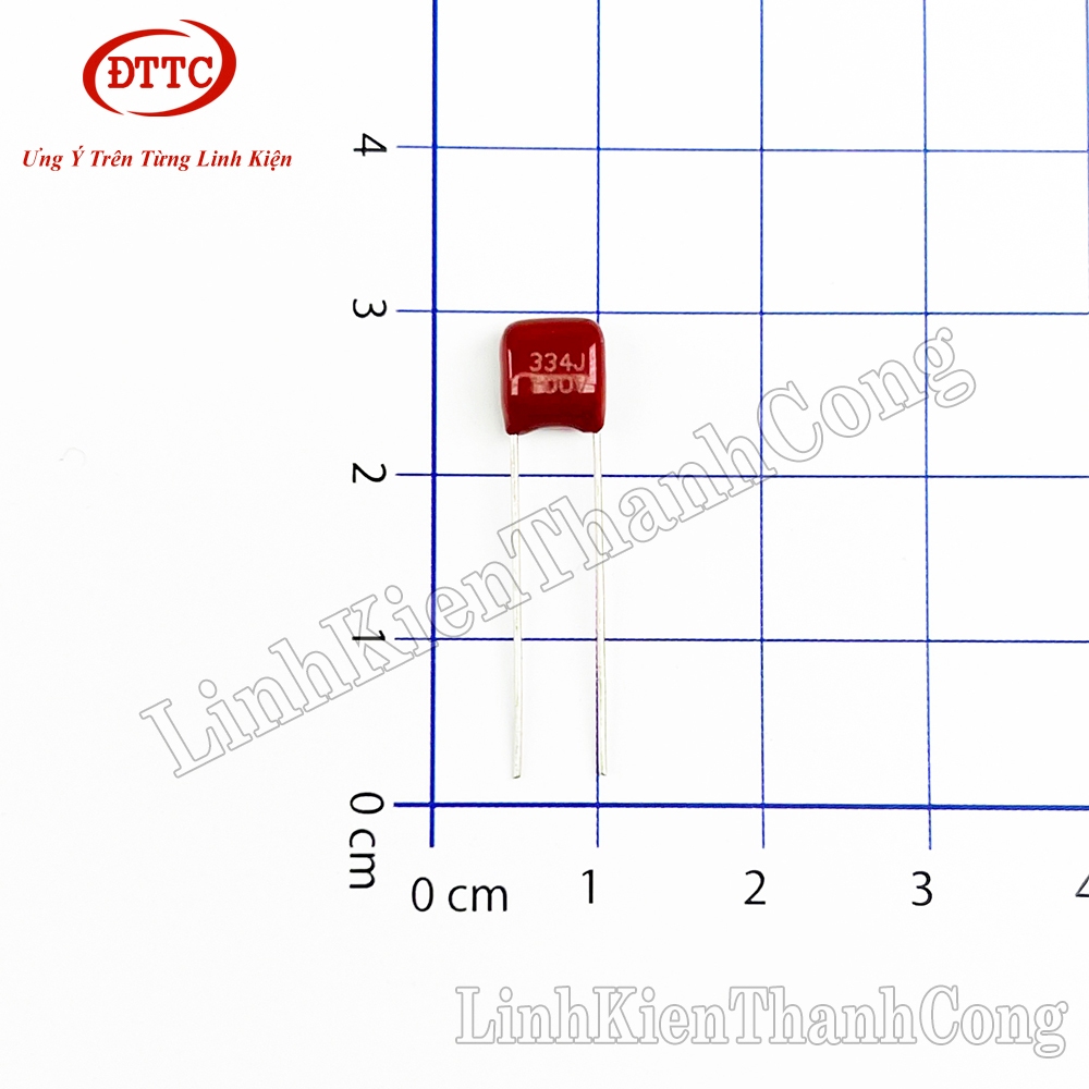 Bộ 30 Chiếc Tụ CBB 0.33uF 334J 100V 5mm