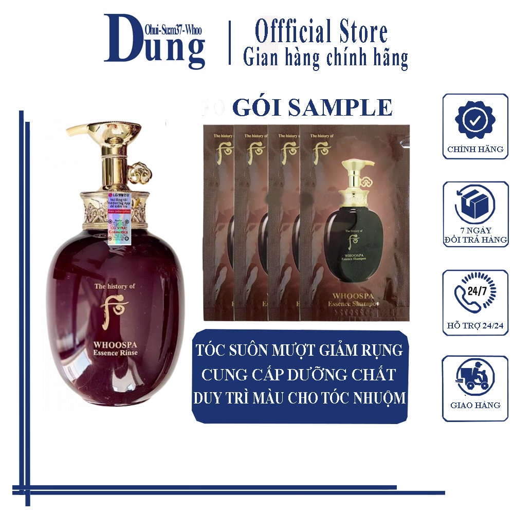 Dầu Gội Whoo Spa Essence Rinse 8ml