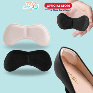 Miếng Lót Gót Giày Cánh Bướm 4D Bảo Vệ Gót Chân MINSU M5504 Đệm Chống Trầy, Bị Rộng Giảm Đau Cho Cao Gót, Thể Thao Nữ