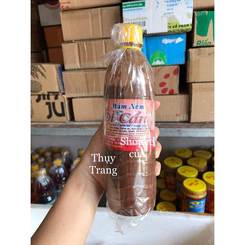 Mắm nêm Dì Cẩn chai 500gr
