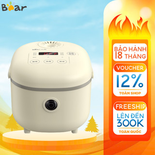 Nồi cơm điện 2L Bear B20A1, 350W, 8 chế độ hẹn giờ nấu cơm giữ nhiệt,Cho 1-4 người ăn,BH 18 Tháng