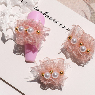 charm nơ nhún trang trí nail
