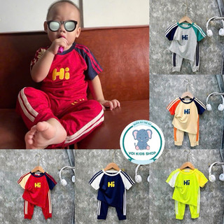 Bộ tay ngắn quần dài Minky Mom thun lạnh size 9-27kg kiểu quần alibaba thể thao cá tính cho bé trai bé gái 