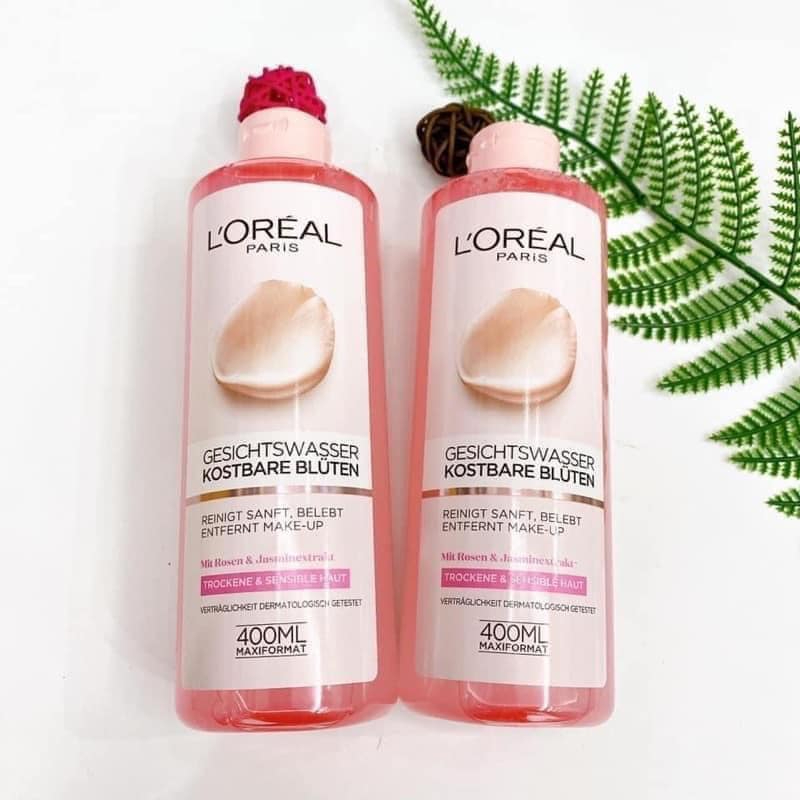 Nước hoa hồng Loreal chai lớn 400ml