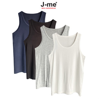 Áo ba lỗ nam J-me, chất liệu vải bambo cao cấp, thoải mái, thoáng khí, phù hợp tập Gym - JMT125SH