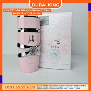 Nước hoa Dubai Yara Lattafa 100ml - Dịu Dàng - Nhẹ Nhàng - Nữ Tính  CHÍNH HÃNG
