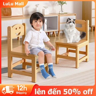 Lulu Ghế gỗ tự nhiên đa năng ghế bàn ăn bàn học cabin decor cafe