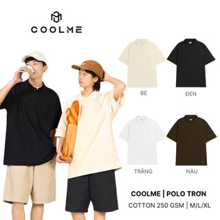 Áo polo nam nữ local brand COOLME, áo thun polo form rộng unisex premium cotton cao cấp co dãn hai chiều