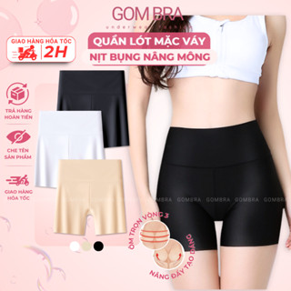 [Deal Trên LIVE] Quần bảo hộ nữ mặc váy cạp cao Gom Bra chất su đúc cao cấp, quần mặc trong váy không viền - GOM-8204