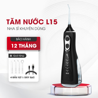 Tăm nước DOJI chính hãng 5 chế độ, nâng cấp chống nước, công suất mạnh, tặng 4 vòi xịt, dây sạc USB