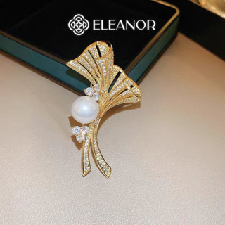 Ghim cài áo nam nữ Eleanor Accessories thiết kế hình hoa đính đá phụ kiện thời trang trâm cài 8217