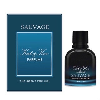Nước hoa nam Sauvage Kat & Kev Parfume chiết xuất tự nhiên / Mạnh mẽ, nam tính, cuốn hút (Chai 12ml)