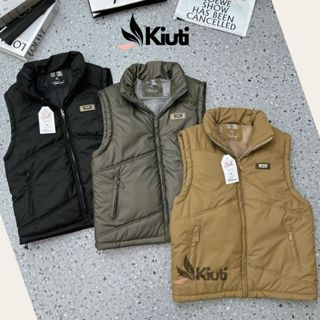 Áo Phao Gile Nam Puffer Soft Boy Phố Kiuti Áo Gile Nam Áo Khoác Phao Cộc Tay Nam 2 Túi Sườn Chéo Thu Đông