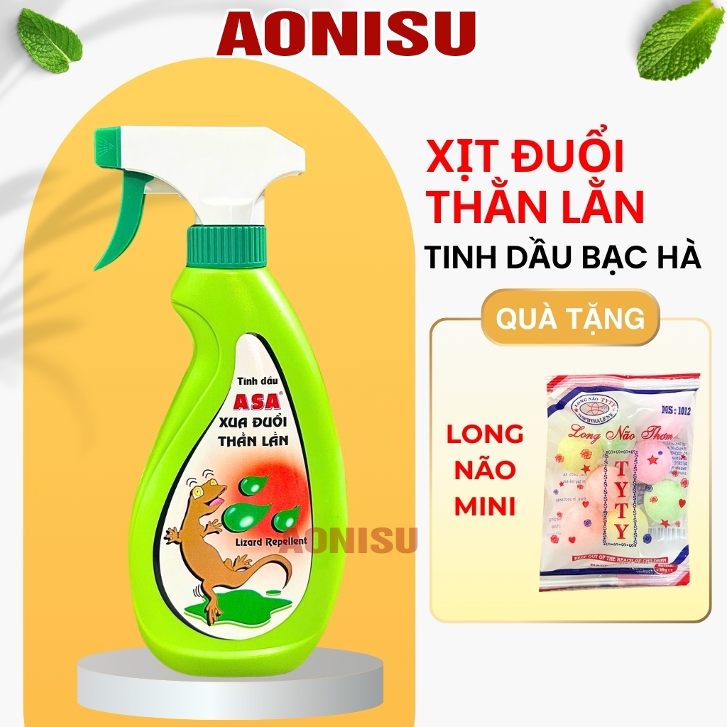  Tinh Dầu Xua Đuổi Thằn Lằn CHÍNH HÃNG  ASA  GREEN HOUSE - Xịt Đuổi Thạch Sùng Trong Nhà AONISU 