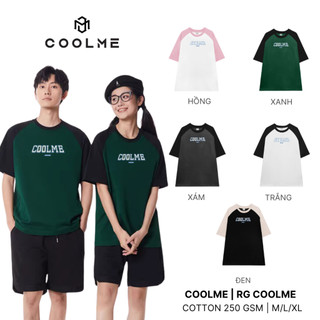 Áo thun raglan phối tay COOLME, áo phông raglan nam nữ local brand vải cotton 100% định lượng 250gsm