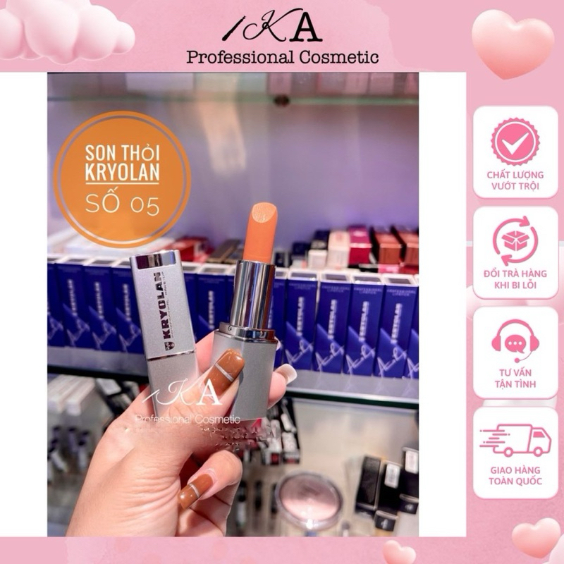 Son thỏi KRYOLAN VỎ BẠC