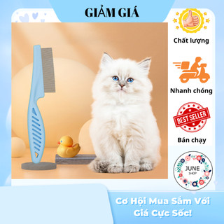Lược chải lông thú cưng, Lược chải bọ chét chó mèo, Lược kim thép không gỉ làm sạch bọ chét bảo vệ lông